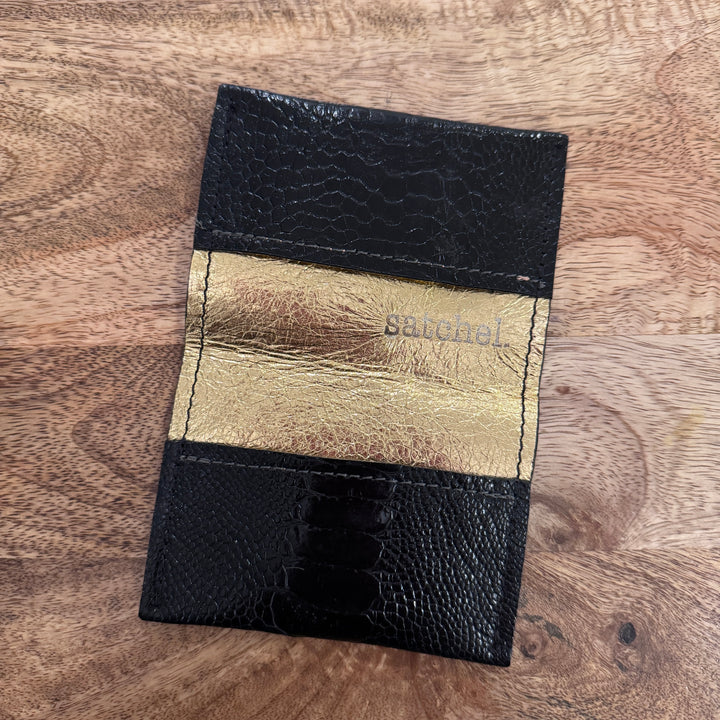 *Ostrich Bi Fold Card Case*