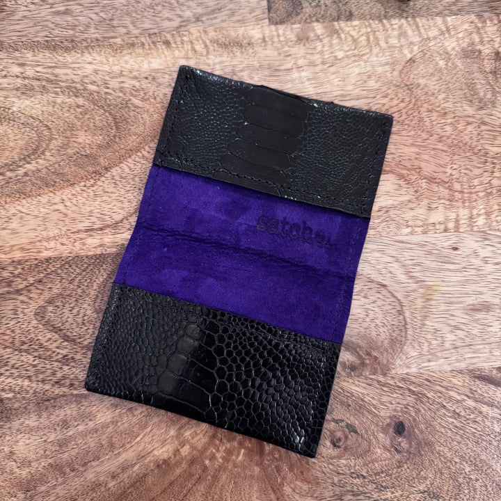 *Ostrich Bi Fold Card Case*