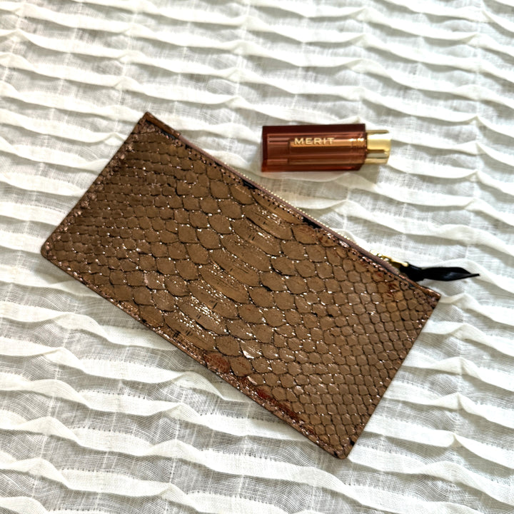 *Python Brooklyn Zip Wallet*