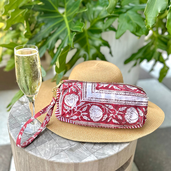 *Summer House Teddy Wristlet*
