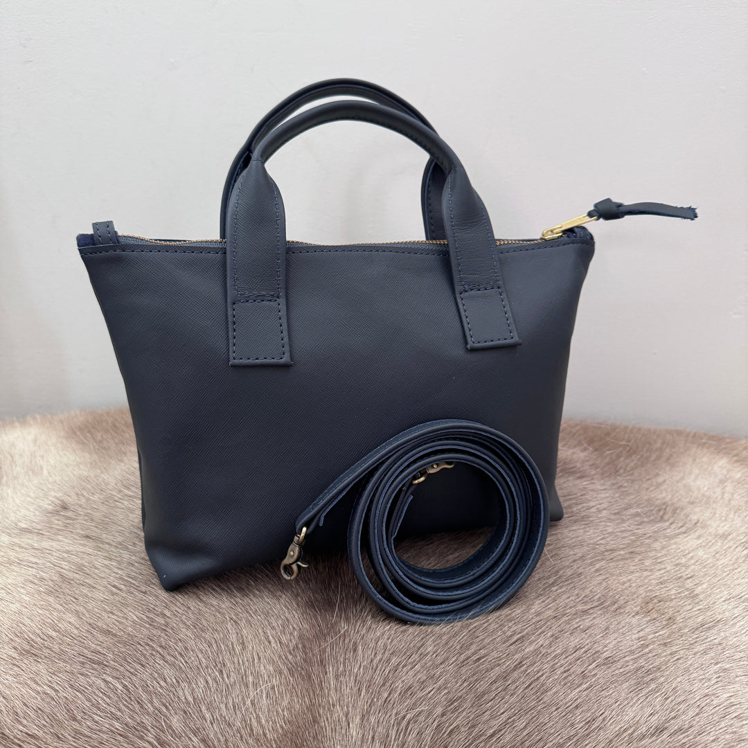 Saffiano Navy