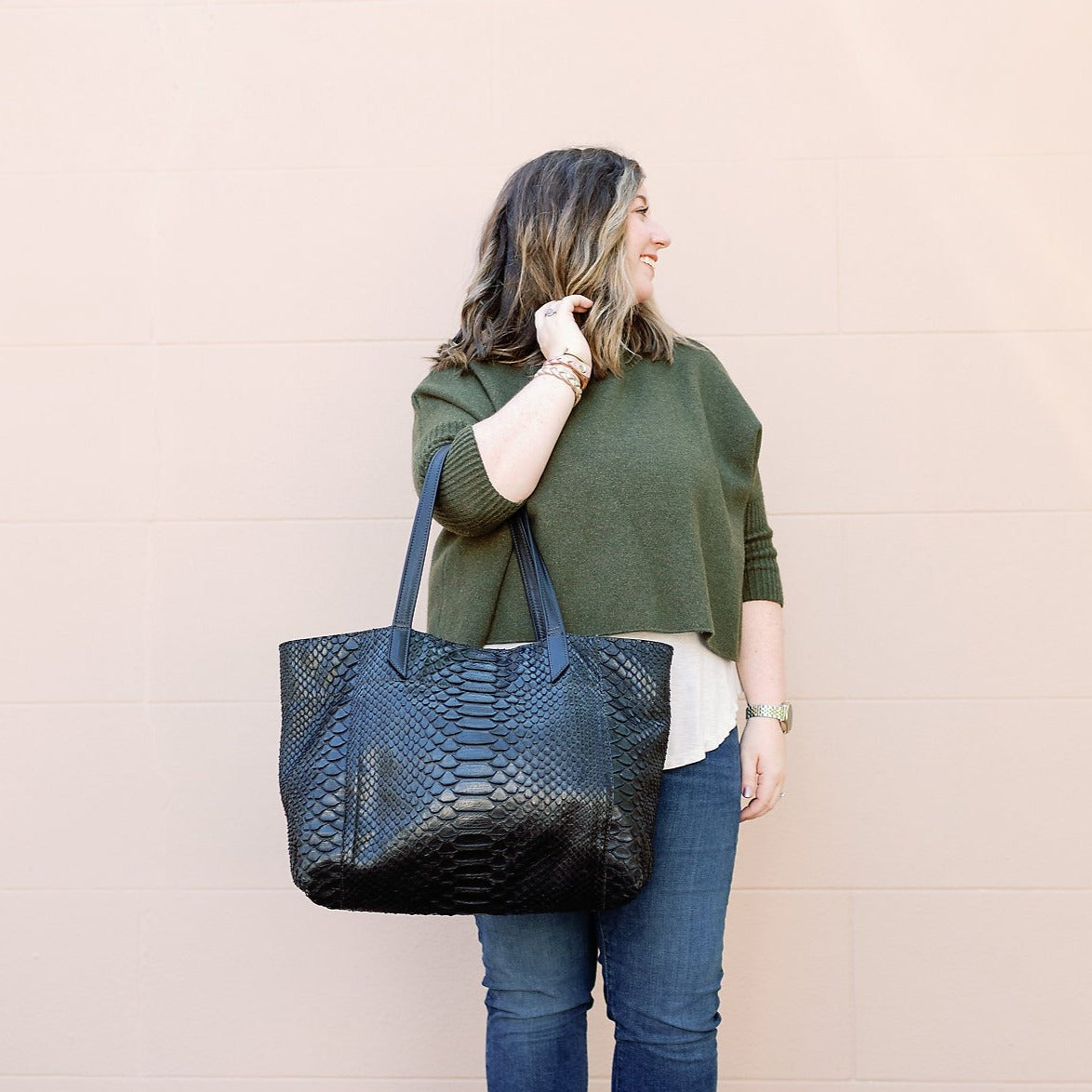 SamanthaKINGZ totebag crocodile × python SamanthaKINGZ totebag crocodile × python Bloomingdale's