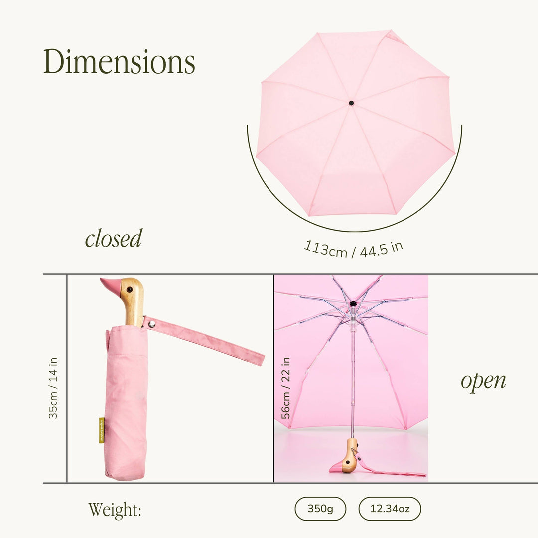 Powder Pink Duckhead Umbrella