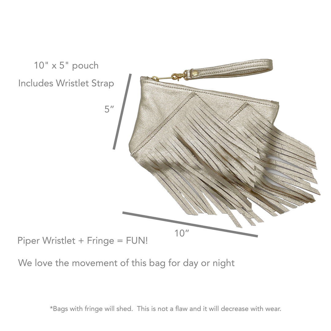 Fringe Piper Wristlet